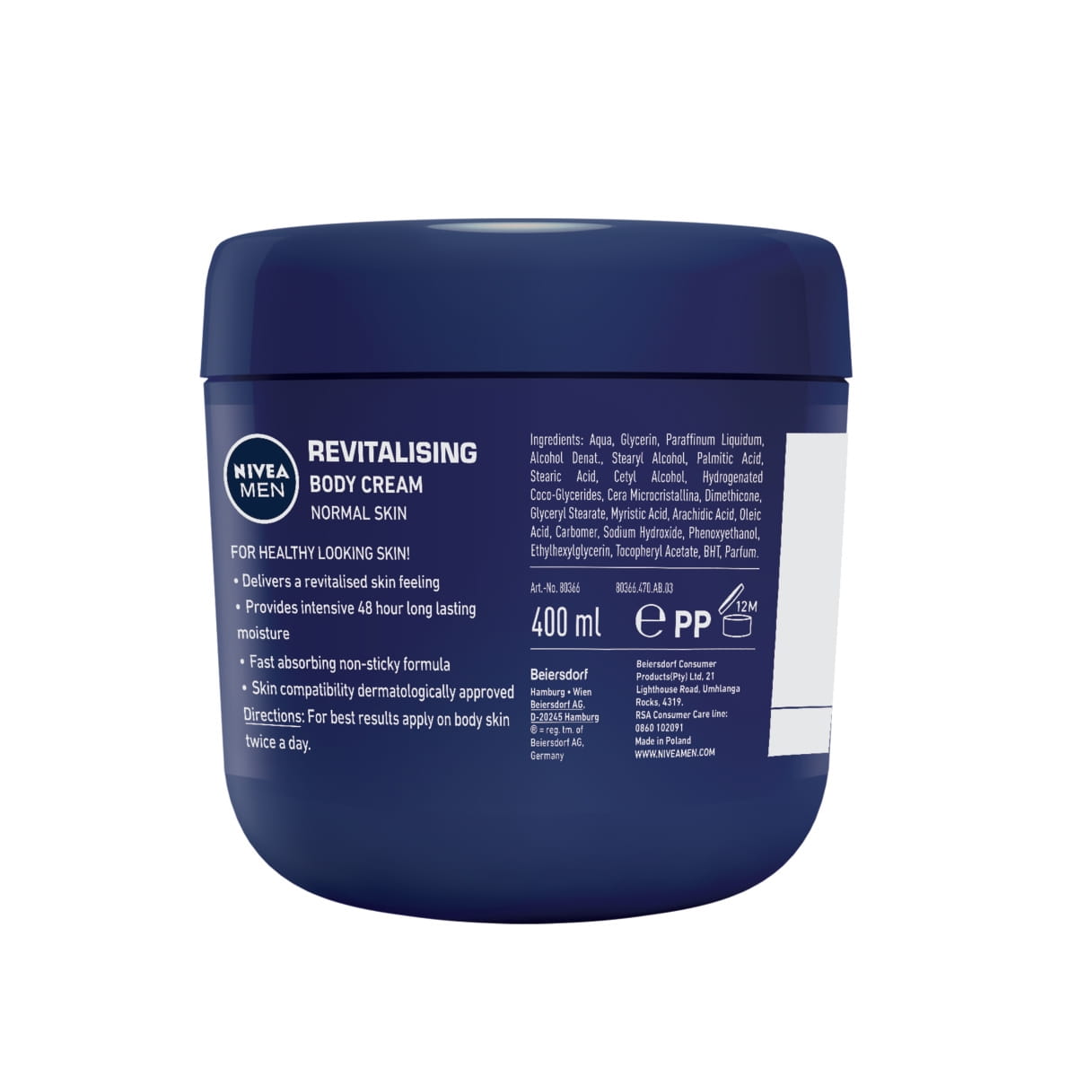 ZA_80366 NIVEA MEN REVITALISING BODY CREAM 400ML_BOP